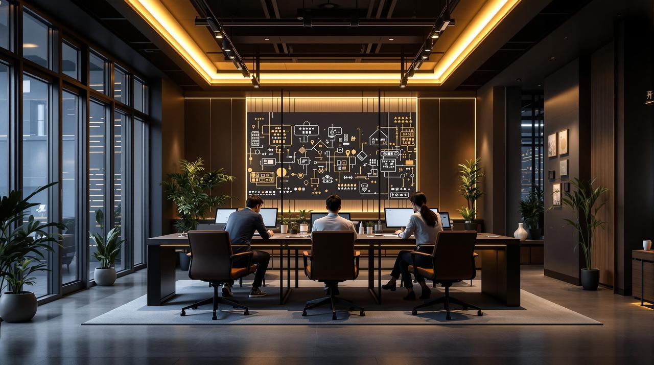 AI漫改短剧团队工作场景